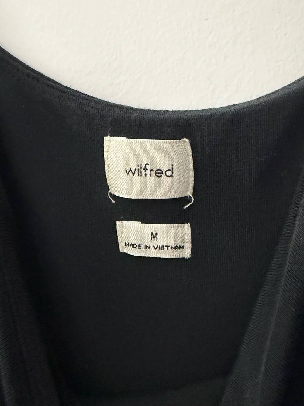 Aritzia Wilfred Market Jumpsuit in Black